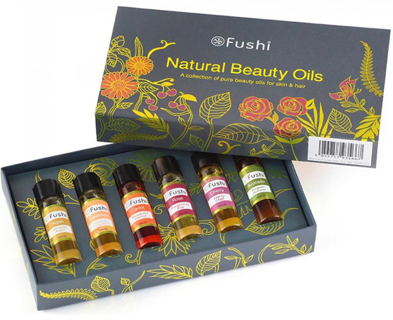 fushi natural beauty oils gift set