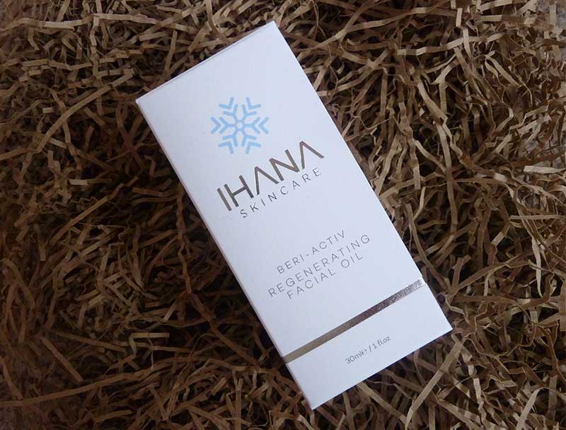 Review: Ihana Beri-Activ Regenerating Facial Oil box