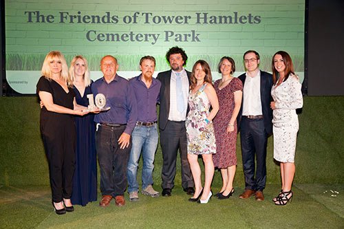 Judge Jo Wood, TheFriends of Tower Hamlets Cemetery Park and The Observer's Lucy Siegle