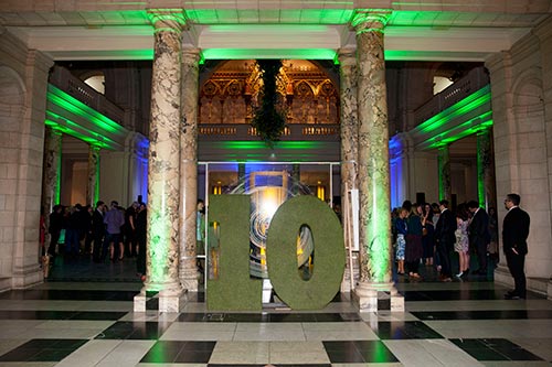 The Observer Ethical Awards 10th anniversary foyer